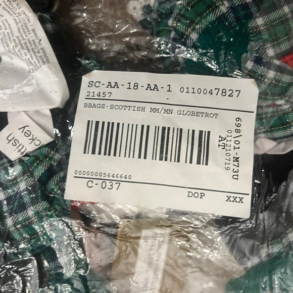 Vintage Disney Store Scottish Mickey Minnie Mouse Globe Trotting Collection Set - Picture 7 of 11